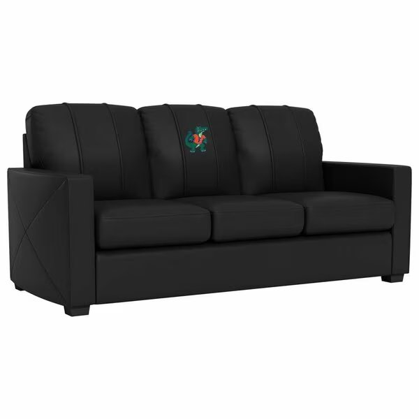 Silver Sofa with Florida Gators Alternate Logo, Dreamseat, Mfr#: XZ7759001SOCDBK-PSCOL11021